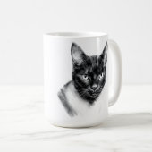 Katten Houtskool Koffiemok (Voorkant rechts)