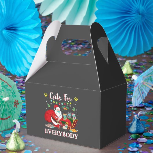 Katten Iedereen Kerstmis Bedankdoosjes (Feest)