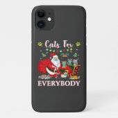 Katten Iedereen Kerstmis Case-Mate iPhone Case (Achterkant)
