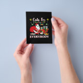 Katten Iedereen Kerstmis Flyer (Hand)