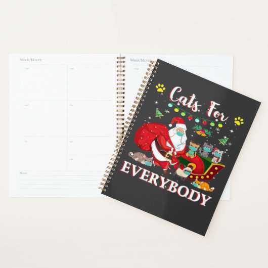 Katten Iedereen Kerstmis Planner (Display)