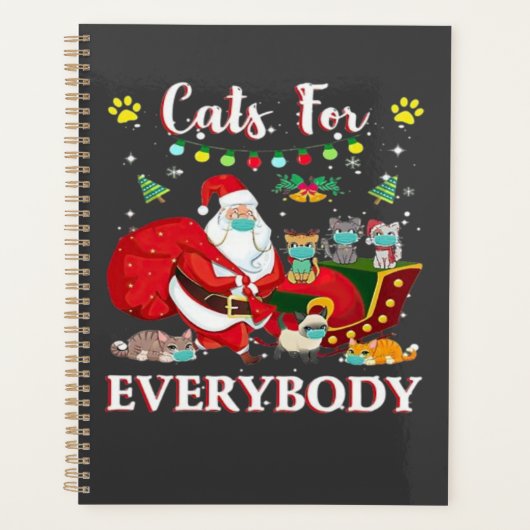 Katten Iedereen Kerstmis Planner (Voorkant)