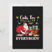 Katten Iedereen Kerstmis Save The Date (Achterkant)