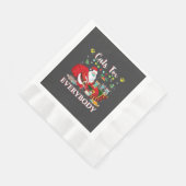 Katten Iedereen Kerstmis Servet (Hoek)