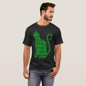 Katten Ierse Shamrock Katten St. Patrick's Day T-shirt (Voorkant volledig)