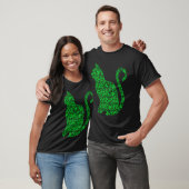 Katten Ierse Shamrock Katten St. Patrick's Day T-shirt (Unisex)