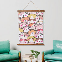 Katten Illustratie Hangend Wandkleed