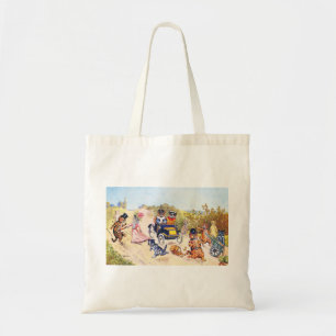 Katten in auto, Louis Wain Tote Bag