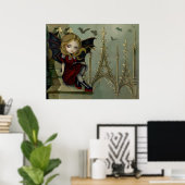 Katten in de Belfry Gay Firy Art Print (Thuiskantoor)