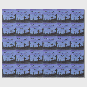 Katten in de Graveyard Cadeaupapier