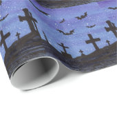 Katten in de Graveyard Cadeaupapier (Rol Hoek)