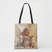 Katten in de hemel tote bag (Voorkant)