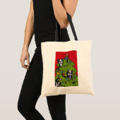 Katten in de Kerstboom Zak Tote Bag (Voorkant (product))