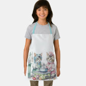 Katten in de keuken schort (Insitu)