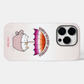 Katten in de Mok Onder paraplu in lesbische kleure Case-Mate iPhone Case (Achterkant (horizontaal))