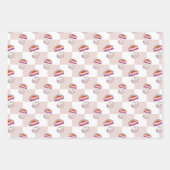 Katten in de Mok Onder paraplu in lesbische kleure Inpakpapier Vel (Voorkant 3)