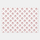 Katten in de Mok Onder paraplu in lesbische kleure Inpakpapier Vel (Voorkant 2)