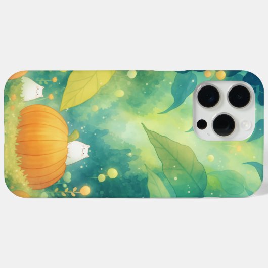 Katten in de pompoen patch Case-Mate iPhone case (Achterkant (horizontaal))