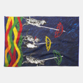 Katten in de regen theedoek (Horizontaal)