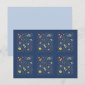 Katten in de ruimte ansichtkaart briefkaart (Voorkant / Achterkant)