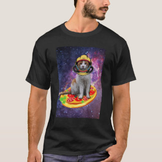 Katten in de ruimte Astrale kosmische astronaut Ga T-shirt