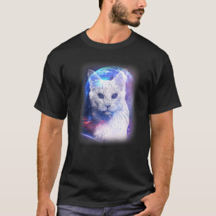 Katten In De Ruimte Astrale Kosmische Astronaut M T-shirt