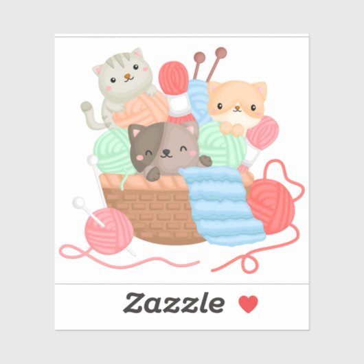 katten in de Sticker (Vel)