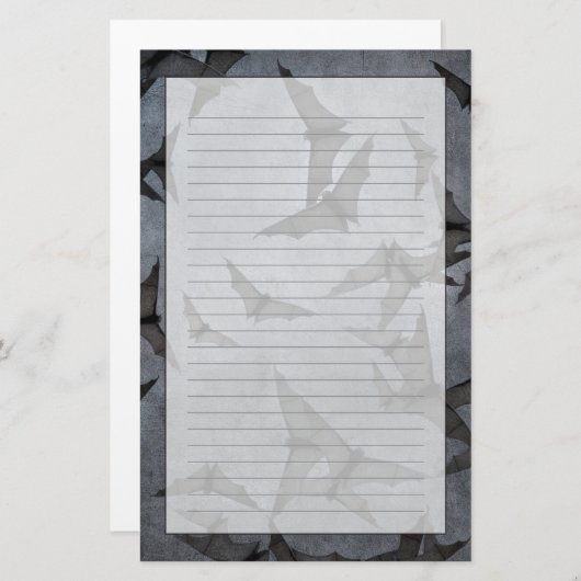 Katten in de troebele hemel briefpapier (Voorkant / Achterkant)