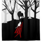 Katten in de tuin douchegordijn (Voorkant)