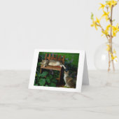 Katten in de Tuin Kaart (Gele Bloem)