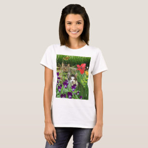 Katten in de tuin Kattenliefhebbers  T-shirt