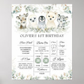 Katten in de winter poster (Voorkant)
