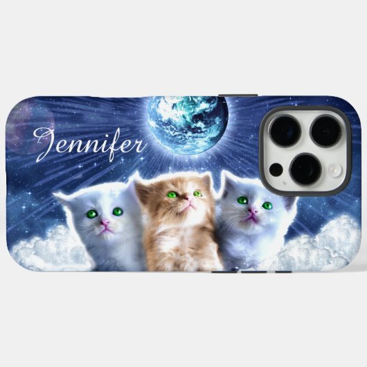 Katten in de wolk Case-Mate iPhone case (Achterkant (horizontaal))