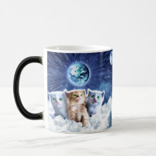 Katten in de wolk magische mok
