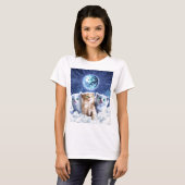 Katten in de wolk t-shirt (Voorkant volledig)