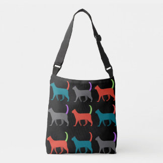 Katten in de zak van de kruisingspartner crossbody tas