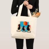 Katten in de zon grote tote bag (Voorkant (product))