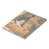 Katten in een Doos Aangepaste Dierenkliniek Notiti Notitieblok (Linkerzijde)
