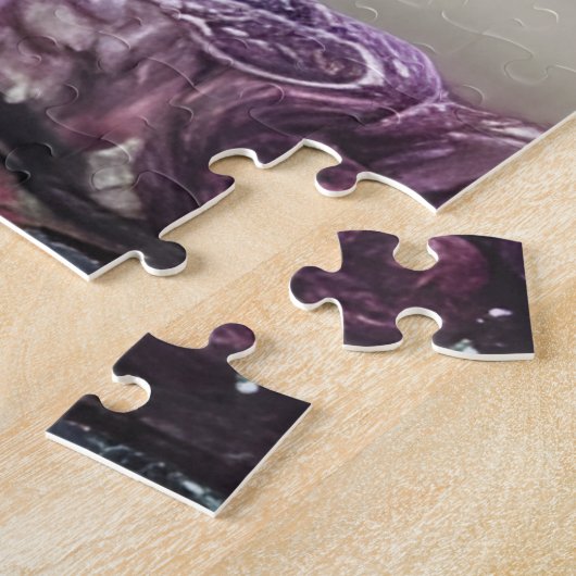 Katten in een Magical Forest AI Generated Art Legpuzzel (Zijkant)