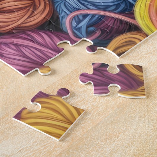 Katten in een mand legpuzzel (Zijkant)