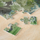 Katten in een oerwoud puzzel legpuzzel (Zijkant)