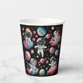 Katten in een papieren beker! papieren bekers (Achterkant)