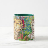 Katten in een tuin, Louis Wain Mok (Midden)