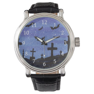 Katten in Graveyard Watch Horloge