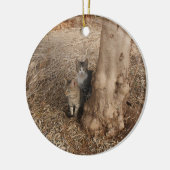 KATTEN IN HET BOS KERAMISCH ORNAMENT (Links)