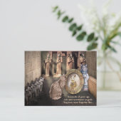 Katten in het oude Egypte Briefkaart (Staand voorkant)