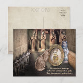 Katten in het oude Egypte Briefkaart (Voorkant / Achterkant)