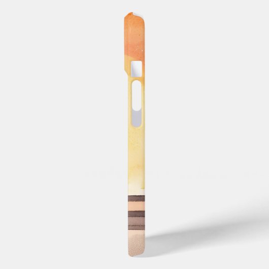 Katten in het raam | Sunset Waterverf Silhouette Case-Mate iPhone Case (Achterkant / Links)