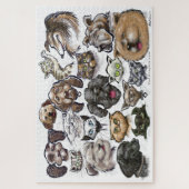 Katten in honden legpuzzel (Verticaal)