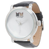 Katten in huis horloge (Gekanteld)